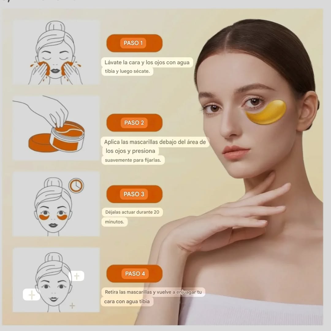 🍊 SADOER Mascarilla para reducir ojeras