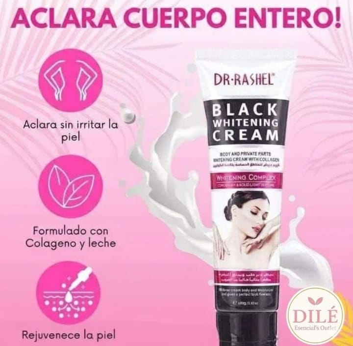 🖤 DR·RASHEL Crema Aclarante cuerpo y zonas Íntimas