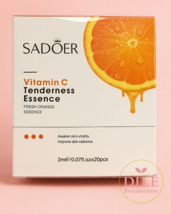 🍊 SADOER Vitamin C  Serum en ampollas (20 piezas)